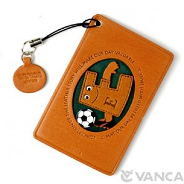 Soccer-E Leather Commuter Pass/Passcard Holders