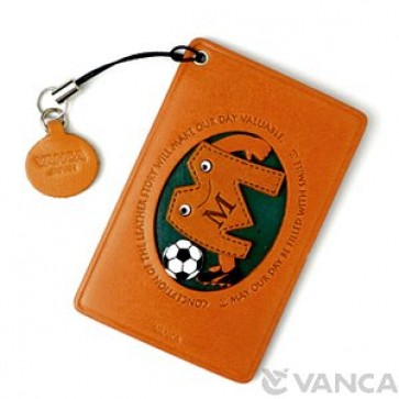 Soccer-M Leather Commuter Pass/Passcard Holders