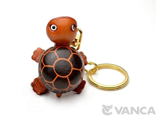 Leather turtle keychain online