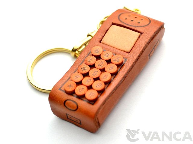 Cellular(Mobile) Phone Leather Keychain(L)