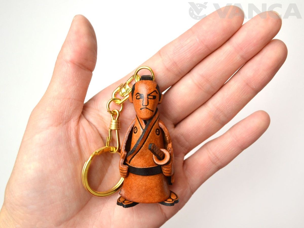 Samurai Leather Keychain(L)