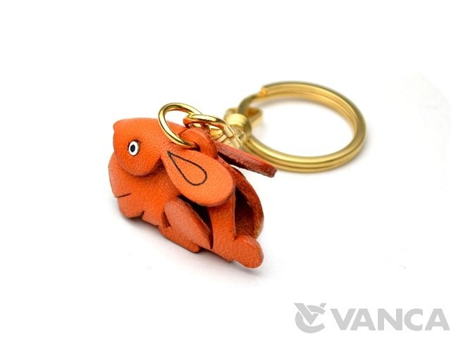 Rabbit Leather Keychain (Chinese Zodiac)