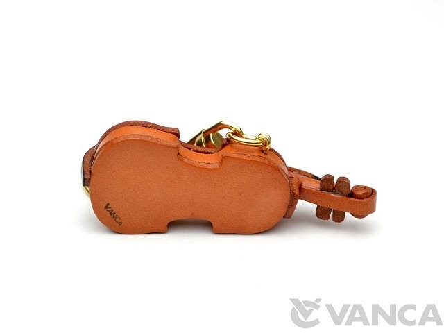 Violin Leather Keychain(L)