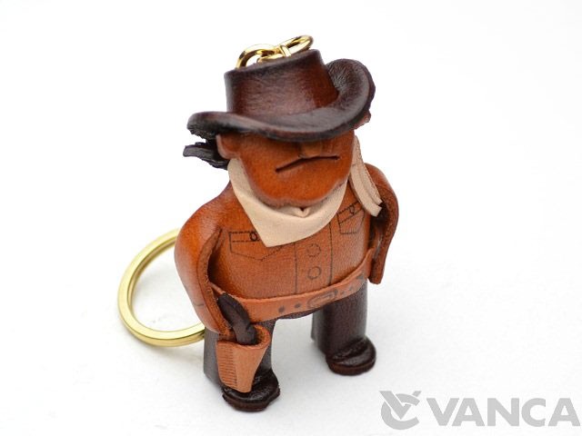 Cowboy Leather Keychain(L)
