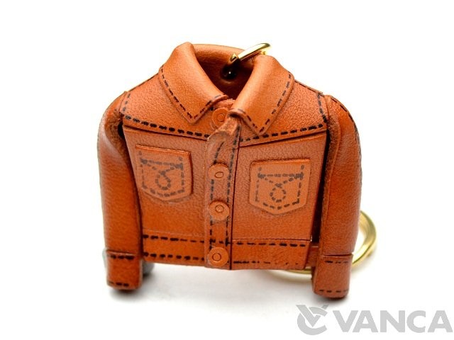 Leather jacket keychain best sale