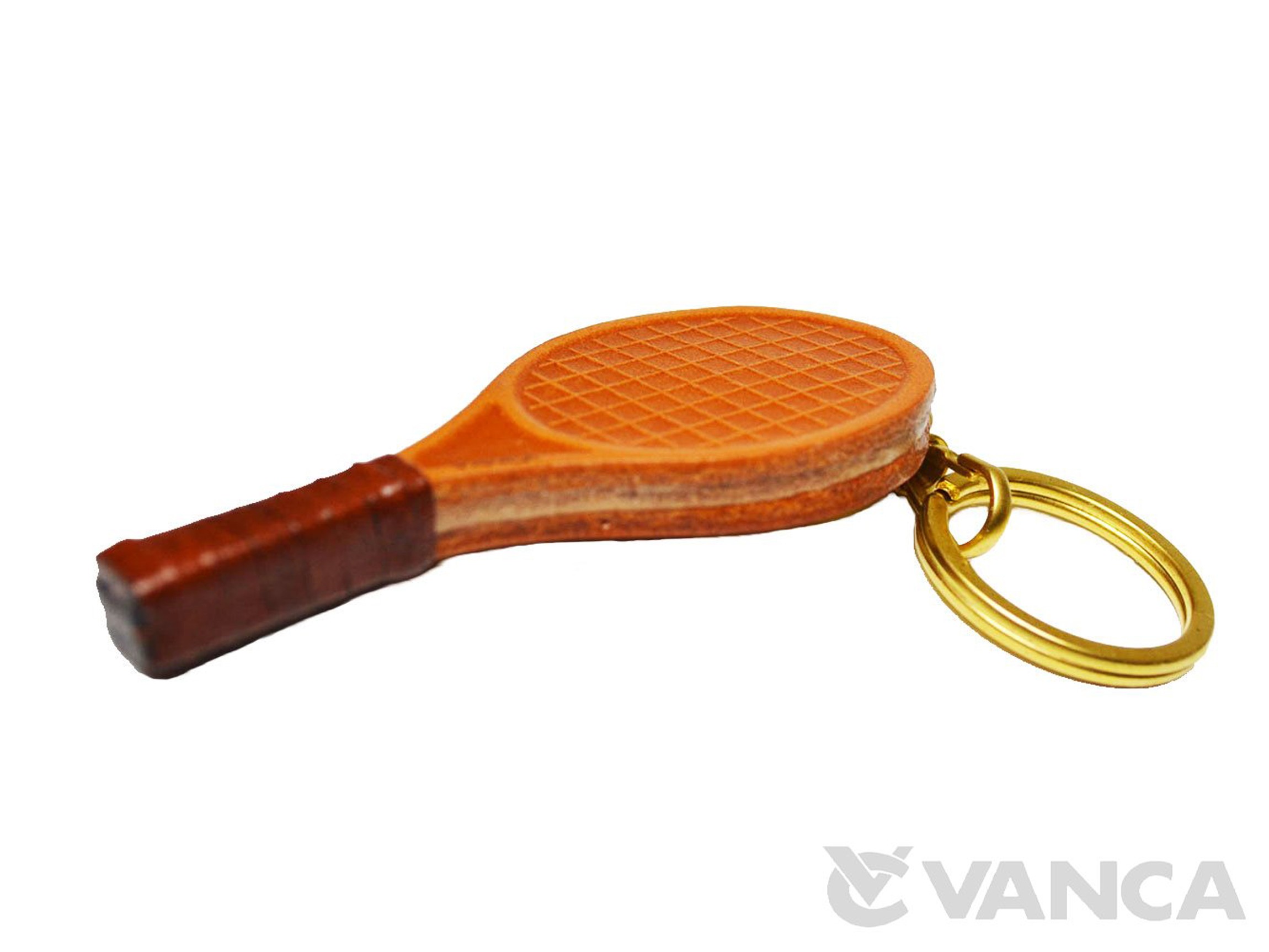Download Tennis Racket Leather Keychain(L)