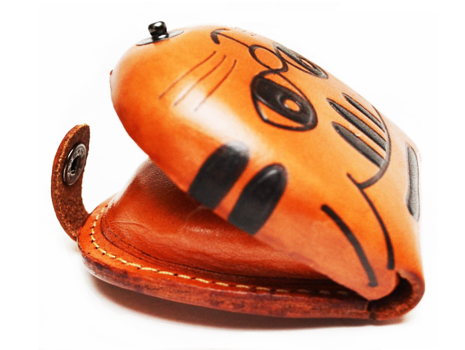 Cat Handmade Genuine Leather Animal Coin case/Purse