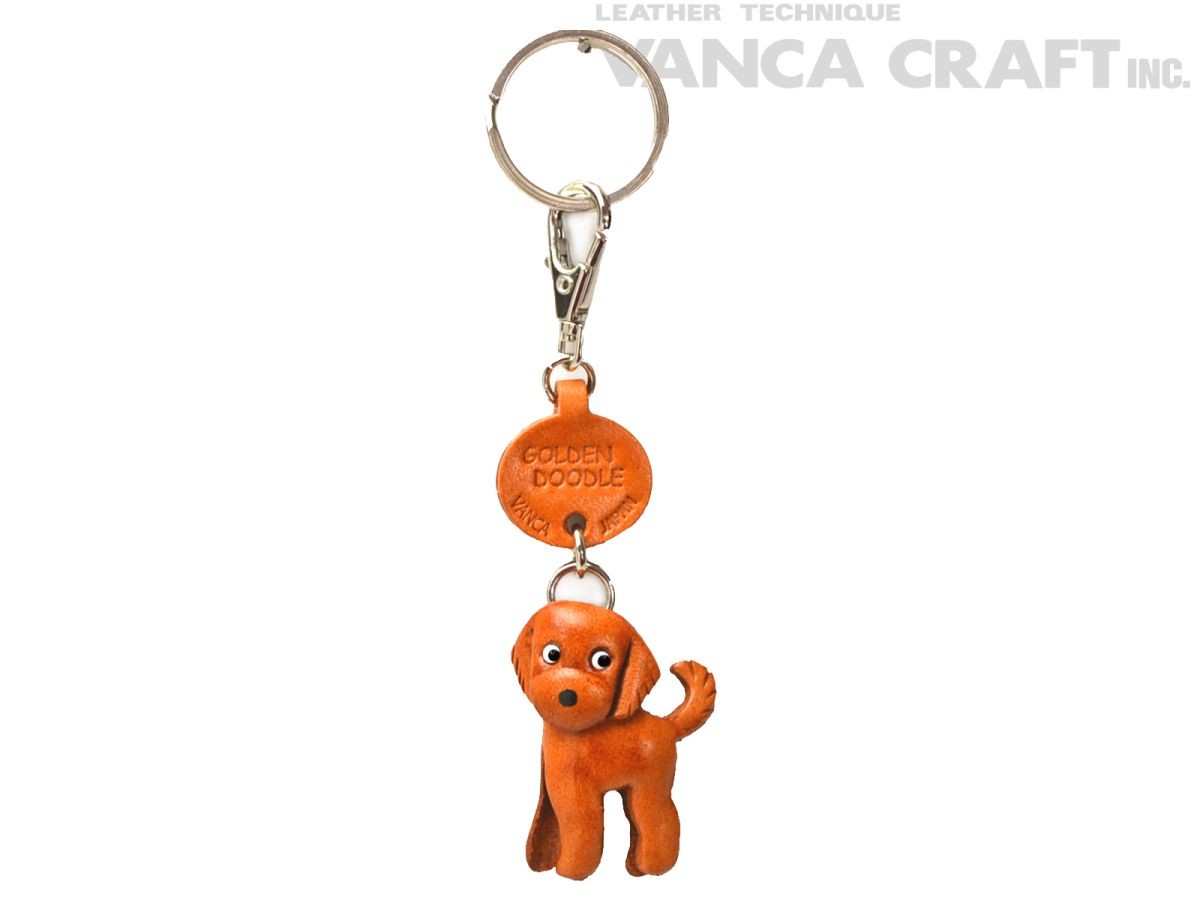 Goldendoodle keychain on sale