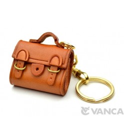 Buckles Bag Leather Keychain(L)