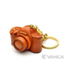 Camera Leather Keychain(L)