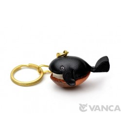 Whale Leather Keychain(L)