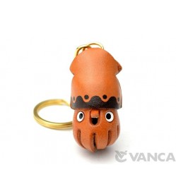 Squid Leather Keychain(L)