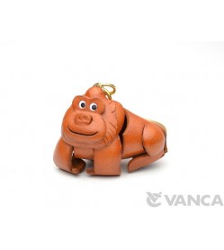 Gorilla Leather Keychain(L)