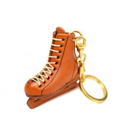 Figure Skating Shoe Leather Keychain(L)