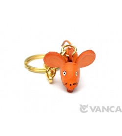 Rat Leather Keychain (Chinese Zodiac)