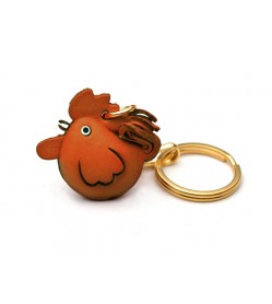 Rooster Leather Keychain (Chinese Zodiac)