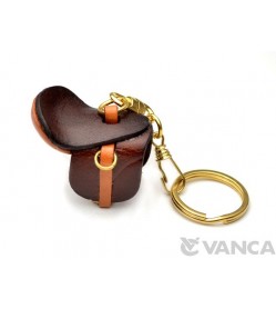 Saddle Leather Keychain(L)