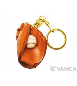 Baseball Glove Leather Keychain(L)