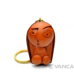 A Woman Leather Keychain(L)