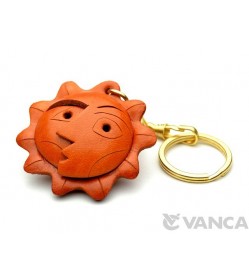 An Artistic Face Leather Keychain(L)