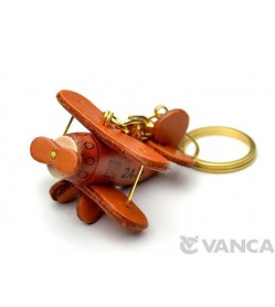 Propeller Airliner Leather Keychain(L)