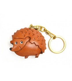 Hedgehog Leather Keychain(L)