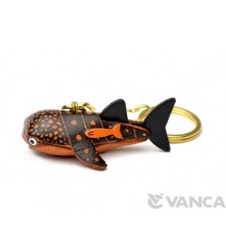 Whale Shark Leather Keychain(L)