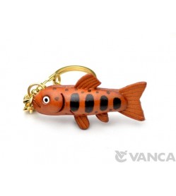 Yamame Trout Leather Keychain(L)