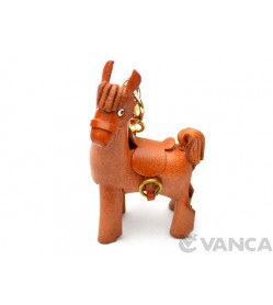 Pony Leather Keychain(L)