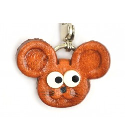 Mouse(small) Leather Animal Figuine/charm Chinese Zodiac Series