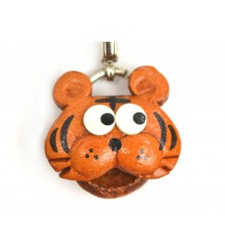 Tiger(small) Leather Figuine/charm Chinese Zodiac Series