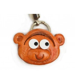 Monkey(small) Leather Animal Figuine/charm Chinese Zodiac Series