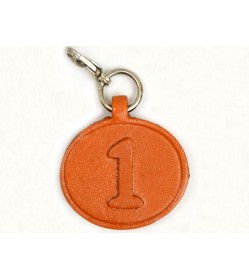 No.1 Leather Plate Birth date Series