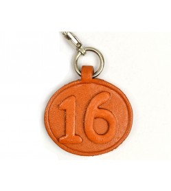 No.16 Leather Plate Birth date Series