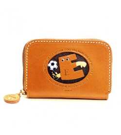 Soccer E Handmade Genuine Leather Animal Business Card Case #26168