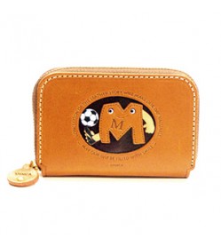 Soccer M Handmade Genuine Leather Animal Business Card Case #26175