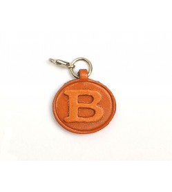 B Leather Alphabet Plate