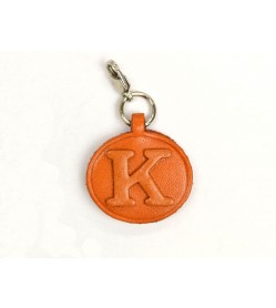 K Leather Alphabet Plate