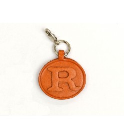 R Leather Alphabet Plate