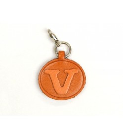 V Leather Alphabet Plate