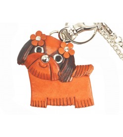 Shih tzu Handmade Leather Dog/Bag Charm