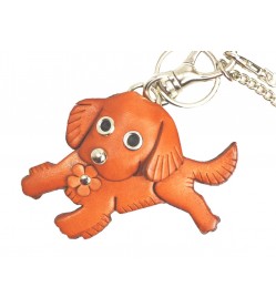 Golden Retriever Handmade Leather Dog/Bag Charm 