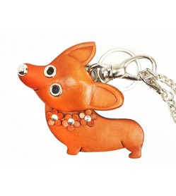 Welsh Corgi Handmade Leather Dog/Bag Charm