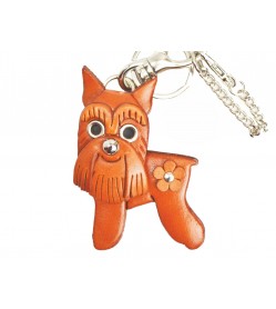 Schnauzer Handmade Leather Dog/Bag Charm