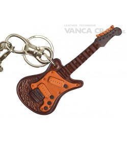 Electric Guitar Handmade Leather Goods/Bag Charm 