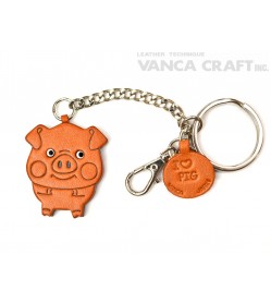 Pig Leather Ring Charm #26053