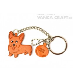 Welsh Corgi Leather Ring Charm #26075