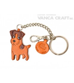 Jack Russell Terrier Leather Ring Charm #26063