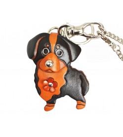 Bernese Mountain Dog Leather Dog/Bag Charm