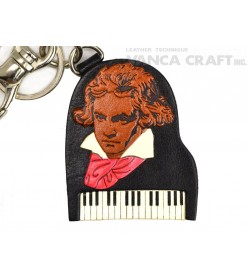 Beethoven Handmade Leather Goods/Bag Charm